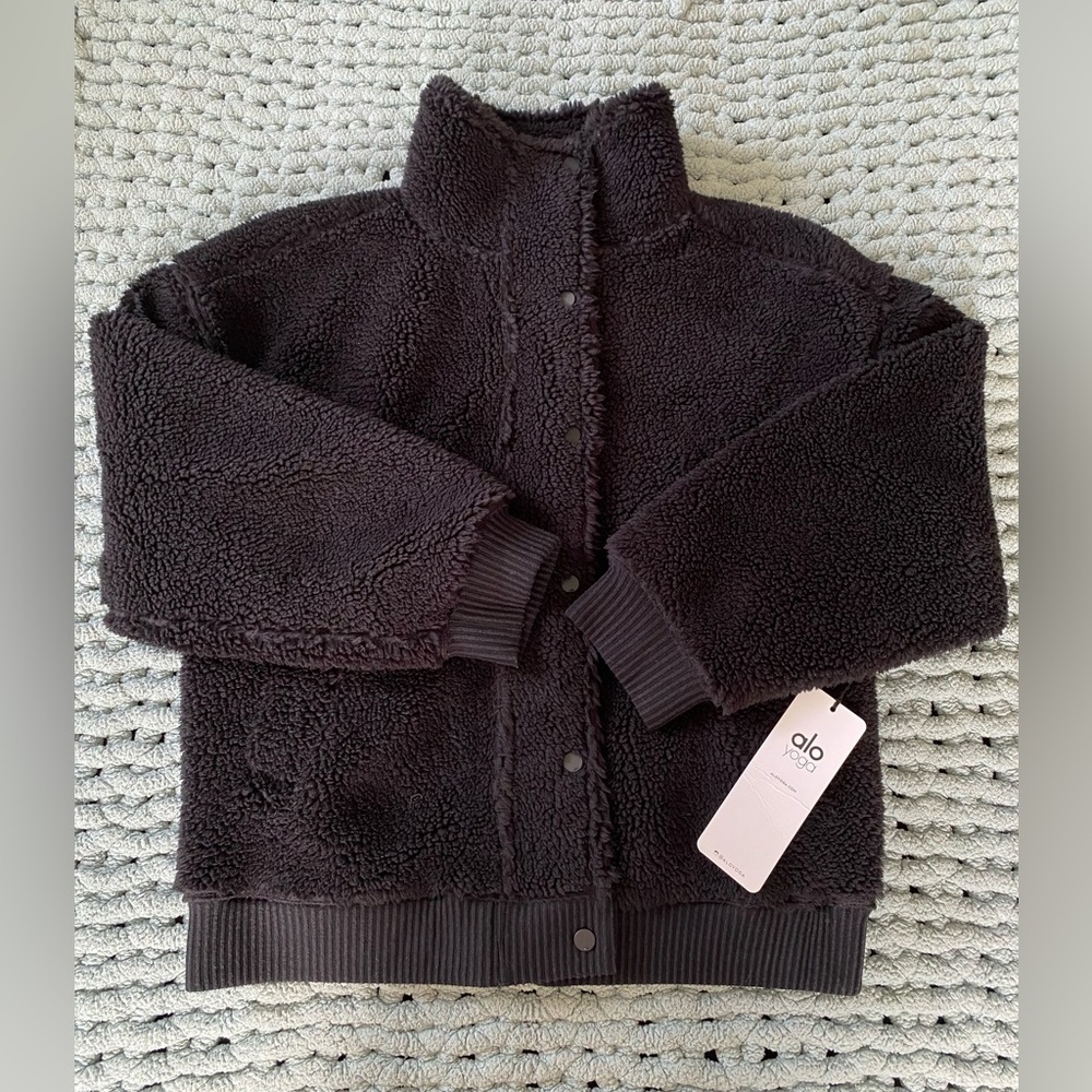 Alo Yoga Sherpa Varsity Jacket